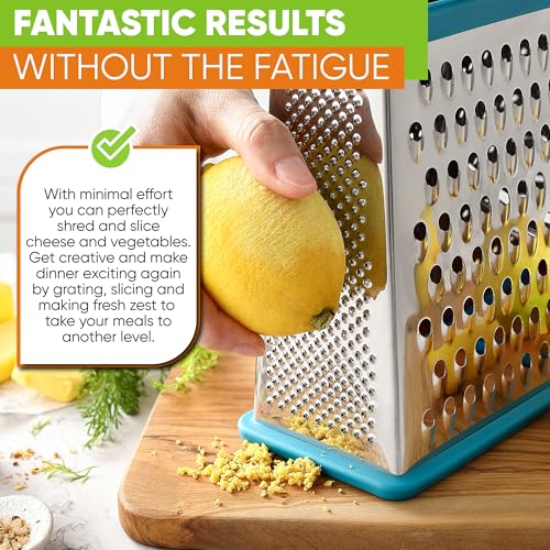 Stainless Steel XL Cheese Grater for Kitchen