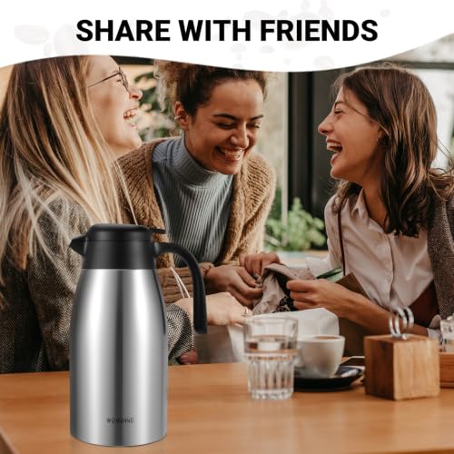 Insulated Coffee Carafe (Silver / 68 Ounces)