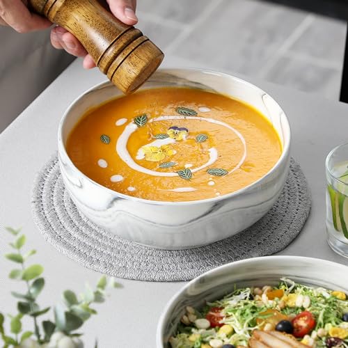 Large Serving Bowls (Marble Grey / 60 OZ (Set of 2))