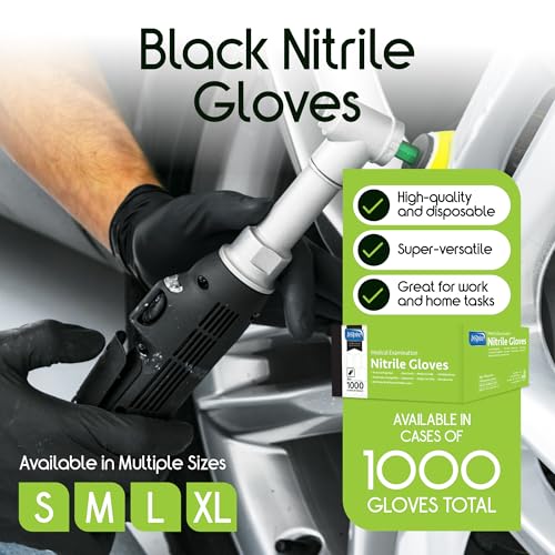 Black Nitrile Gloves (X-Large / Nitrile)