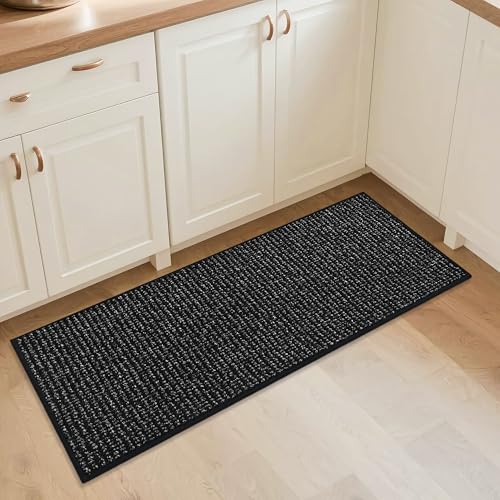 Kitchen Runner Rugs 20"x48" (Black / 20" X 48" (Rectangular))