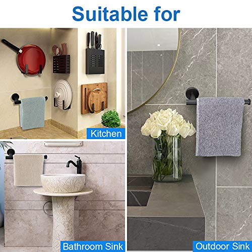 Hand Towel Holder (Black / 9 In-Round)