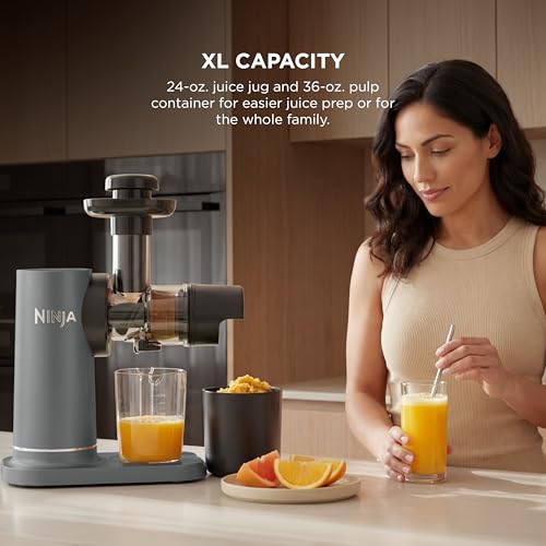 NeverClog Cold Press Juicer (Charcoal)