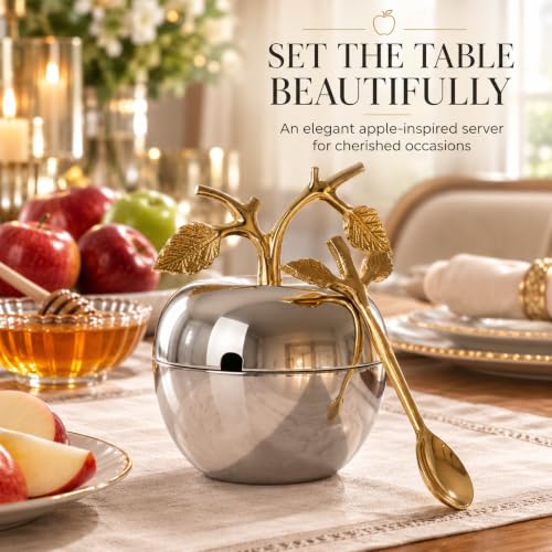 Silver Honey Jar Dish