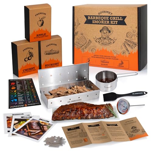 Wood Smoked BBQ Grill Set