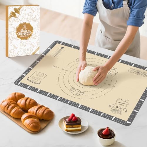 Silicone Mat for Baking Macaron (Dark Gray / 32"L x 24"W)