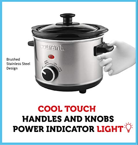 Small Slow Cooker 1.6 QT (1.6 Quarts)