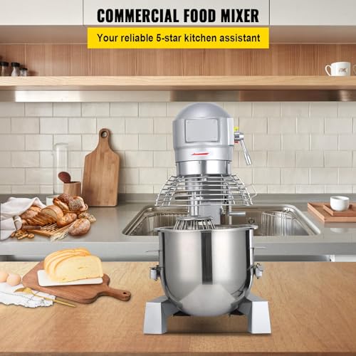 10Qt Commercial Food Mixer with Timing Function (2 Fl Oz)