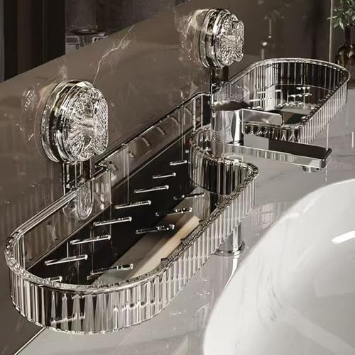 2026 NEW Universal Removable Faucet Storage Rack (Black)