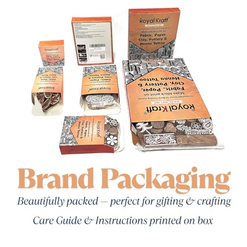Christmas Wooden Block Printing Stamps (25 Pcs / Bulk01_25d)