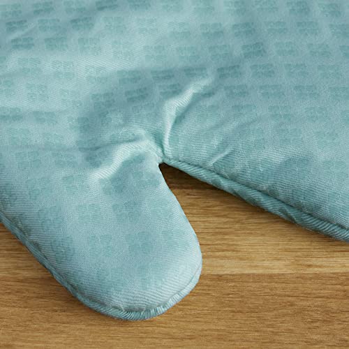 Asteroid Oven Mitt Set (7"x12.5" / Aqua Sky)