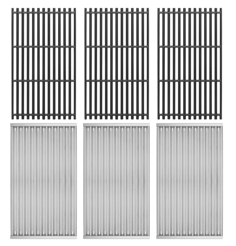 Grill Grate & Emitter Plate Kit for Charbroil TRU (17" x 28.5" for 4-Burner)