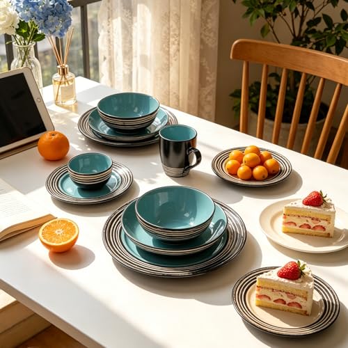 HomeVss 48 Piece Dinnerware Set