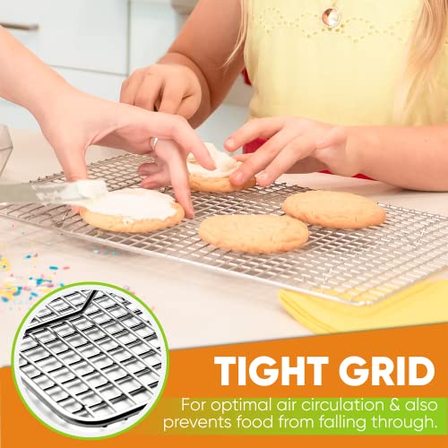10" x 15" Stainless Steel Cooling Rack for Cooking & Baking (1 Pack / 10"x15")