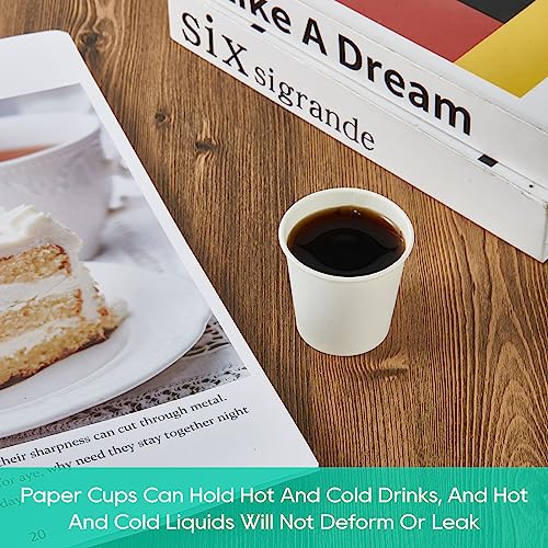 2 oz Bathroom Cups 700 Pack Small Paper Cup White Mouthwash Cup (700Pack)