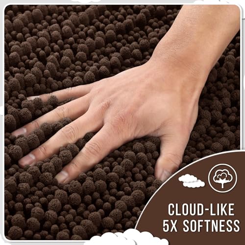 Bathroom Rugs Non Slip Washable 32x20 Inch