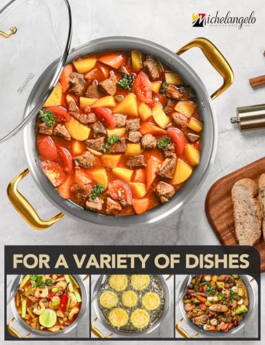 Stainless Steel Stock Pot with Lid (12 Quarts)