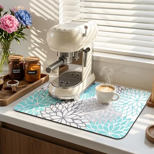 Dish Drying Mat (Teal / 12" x 20")