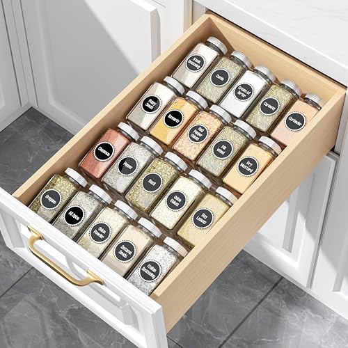 Clear Spice Drawer Organizer (4 Count)