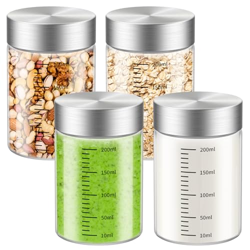 8 Oz Glass Bottles with Lid