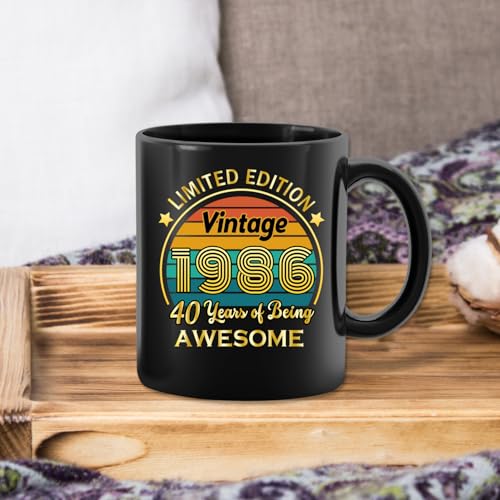 40th Birthday Gifts for Women Men (40-1986)