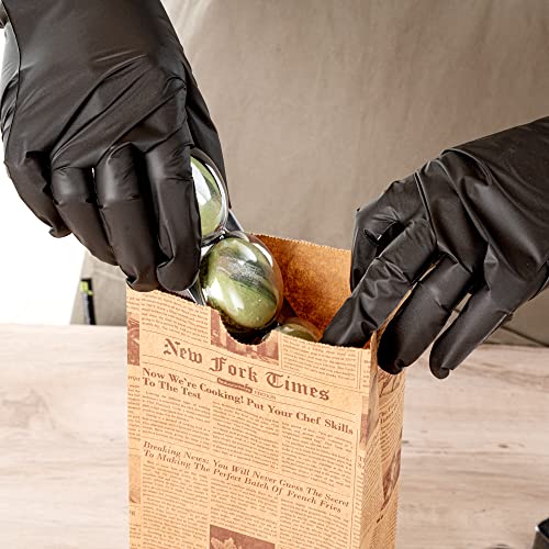 Bag Tek 2 Lb Disposable Lunch Bags 100 Sturdy Take Out Bags (2 lb / Kraft Newsprint)