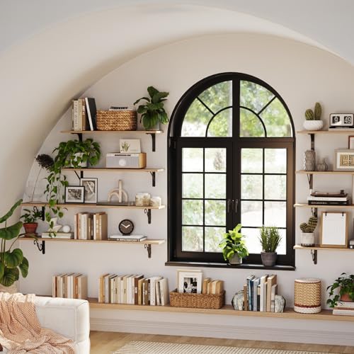 Long Wall Shelves (Natural / 55.1 Inch)