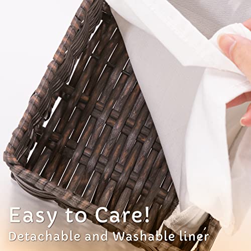 WeeNest Baskets for Organizing (Walnut Brown)