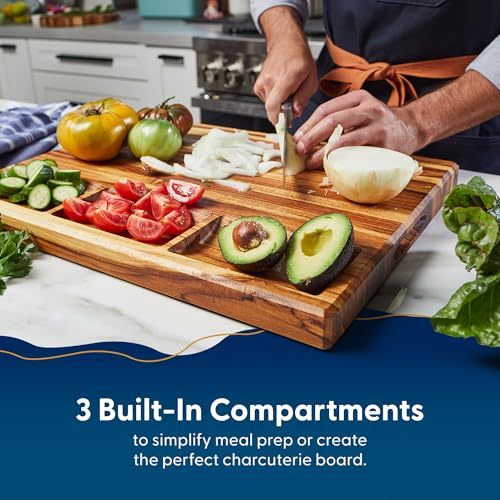 Bradbury Teak Wood Cutting Board (Bradbury | Teak | Edge Grain)