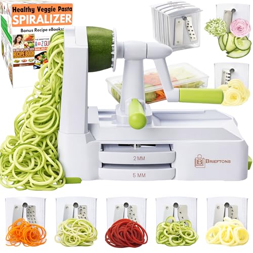 7 Blade Vegetable Spiralizer (White ( 7 Blades ))