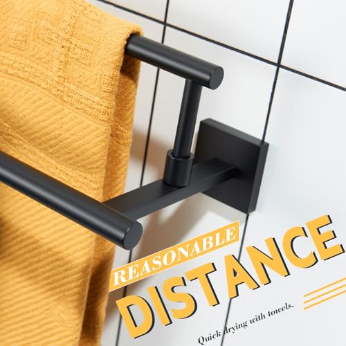 Bathroom Towel Bars 24 (Matte Black / 24-Inch)