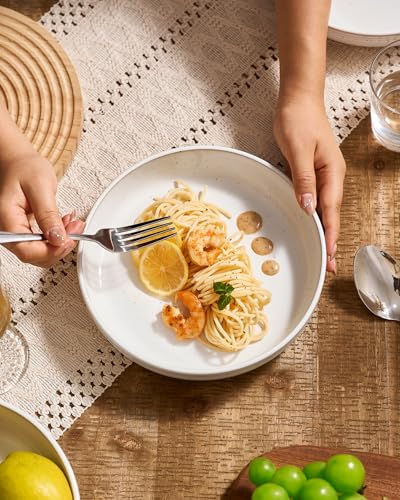 Milkyway 33 oz Pasta Bowls Set of 6 (White / Set of 6)