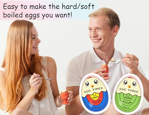 Egg Timer that Goes in Water for Boiling Eggs (Tricolor Green)