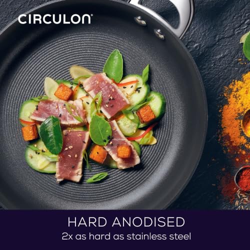 Symmetry Hard Anodized Nonstick Frying Pan Set (10" & 12" / Black)