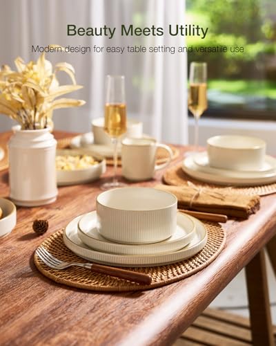 Star Stoneware Dinnerware Sets (White)