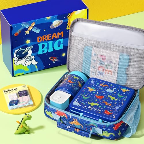 Kids Bento Snack Lunch Box with 4 Compartment (7 count)