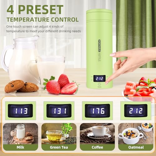 Portable Electric Kettle Travel (Green)