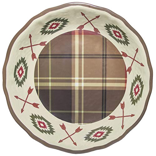 Aztec Bear 14 Piece Melamine Dinnerware Set (14 Piece / Aztec Bear)