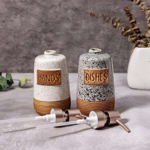 Hand and Dish Soap Dispenser Set (15 OZ)