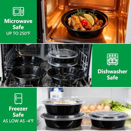 Meal Prep Containers (24oz-50PC)