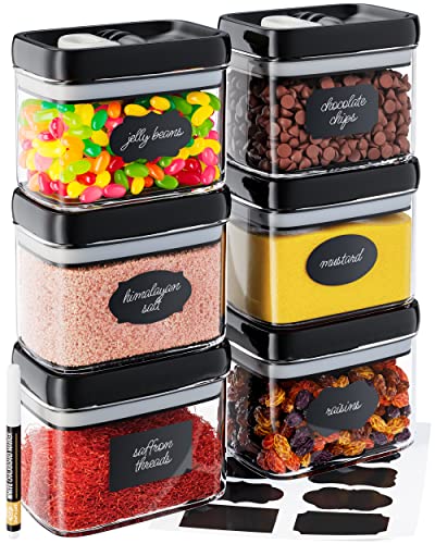 Airtight Food Storage Containers with Improved Lids (6 Count)
