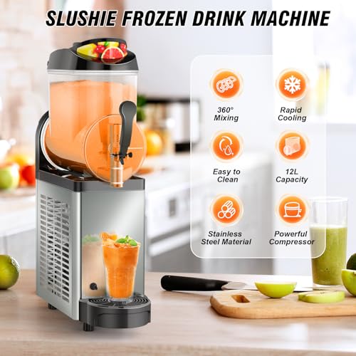12L Commercial Slush Maker Machine (Commericial-12L*1Tank)
