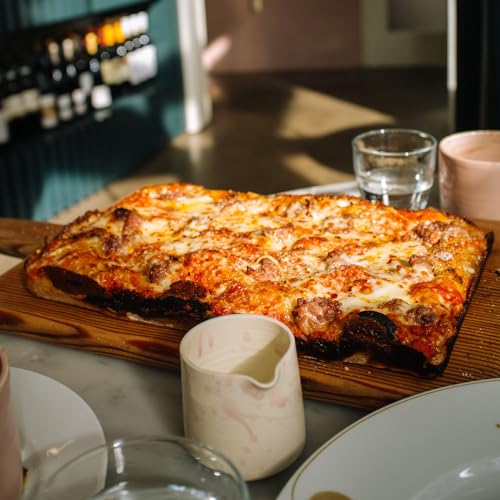 14 x 10 x 2.5 inch Detroit Pizza Pan (Black Pizza Pan-14 x 10 x 2.5 Inch)