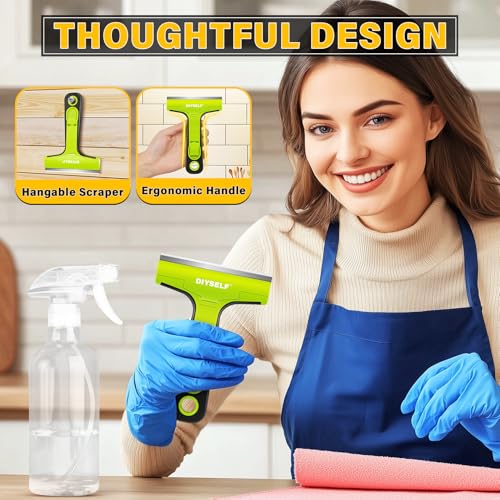 Razor Blade Scraper (10PCS Metal Blades / Green)