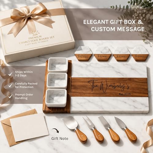 Personalized Charcuterie Board Set