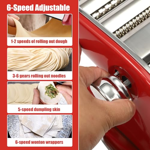 Pasta Maker Machine (Red pasta maker)
