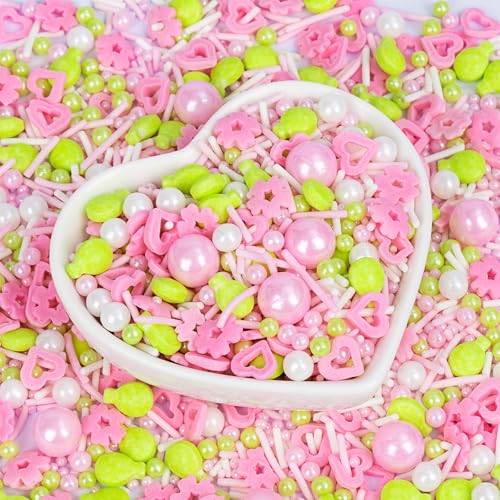 Edible Sprinkles for Cake Decorations (Petals Heart)