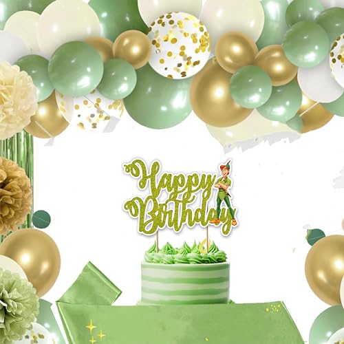 Petr Pan Happy Birthday Cake Topper
