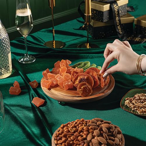 Dried Fruit & Mixed Nuts Gift Basket (8. Black & Gold - 5 Tier Tower)