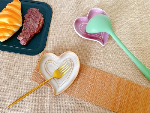 Ceramic Spoon Rest for Stove Top (Retro Beige)